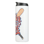 レトロ野球ソフトボールファンデザイン タンブラー (回転右)