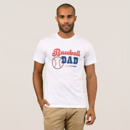 レトロ野球パパTシャツパーソナライズされたパパシャツ Tシャツ
