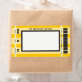 レトロ野球プリントユアオアズ住所 シール (インサイチュ)