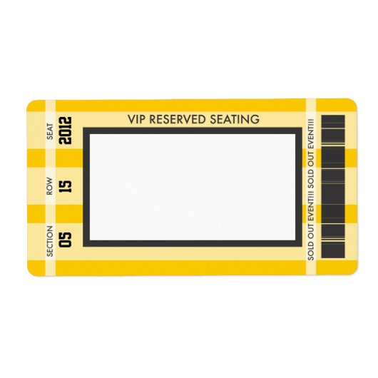 レトロ野球プリントユアオアズ住所 シール (正面)