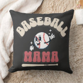 レトロ野球ママ クッション (ブランケット)