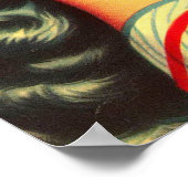 レトロ野球女子 ポスター (角)