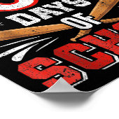 レトロ野球好きボーイズ100日目の学校計画 ポスター (角)