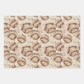 レトロ野球 ラッピングペーパーシート (正面3)