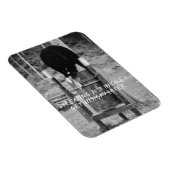 レトロ野生の黒熊ゴミ清掃ゴミ マグネット (右側)