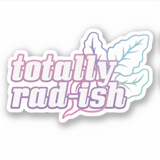 レトロ野菜パン:完全に素晴らしい風 シール (正面)