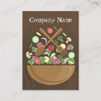 レトロ野菜鉢の名刺 名刺