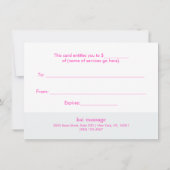 レトロ金ゴールドギフト券 (裏面)