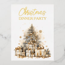 レトロ金ゴールドクリスマスツリー