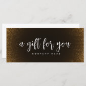 レトロ金ゴールドサロン店商品券 (正面/裏面)