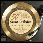 レトロ金ゴールドブラックビニールレコード50th誕生日パーティー 招待状<br><div class="desc">この&レトロユニーク金ゴールド&ブラックのレコードテーマ50thバースデーパーティーのラウンドシェイプの招待状は、キャッチーな曲タイトル引用文「これはレコードのための1つになる」とおもしろいタイポグラフィ詳細と、フロントに招待詳細とRSVP無地のの両面詳細レコードビデオ（"サイドA / Side B"）を備えている。簡単に表現をパーソナライズ！詳細を追加した後で、さらに文言コンポーネントの配置を編集したい場合がありまクリックす。それには、「カスタマイズ」ウィンドウの下にある青い「デザインツールを使用して編集」ボタンをクリックし、画面の手列の「レイヤー」タブに移動し離れ、前面または背面のレイヤーを選択しクリック、変更したいレイヤーを自分に設定する！**下にスクロールして完全に一致するデザインコレクションをチェックして50th誕生日パーティーを完了！下にスクロールしてコレクションを見るか、私のZazzleの店舗に向かってコレクション全体を見る。♥カスタム設計/製品のリクエストとテンプレートに関する質問は常に歓迎されクリックる – "メッセージ"ボタンまたは電子メールfigandlilyco@gmail.com.デザインはフィグとリリー・スタジオによって愛情を込めて作られ、恵みと感謝してい!</div>