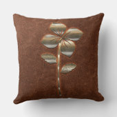 レトロ金ゴールドホリデーヴィベ クッション (裏面)