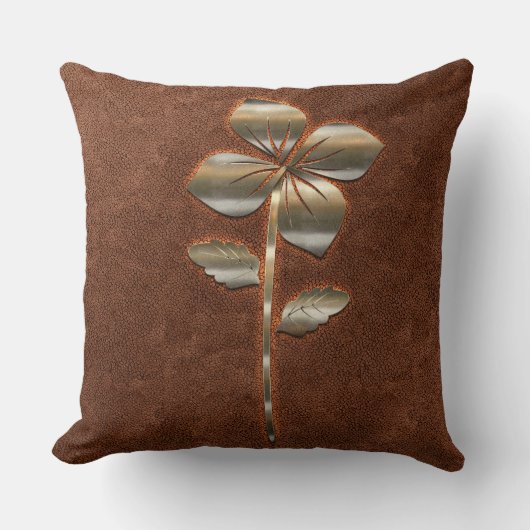 レトロ金ゴールドホリデーヴィベ クッション (正面)