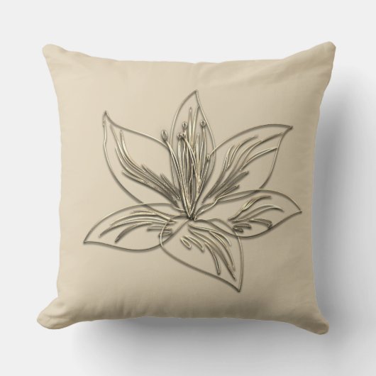 レトロ金ゴールドホリデーヴィベ クッション (正面)