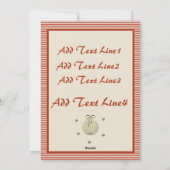 レトロ金ゴールドホリデーヴィベ シーズンカード (裏面)