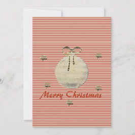 レトロ金ゴールドホリデーヴィベ シーズンカード