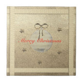 レトロ金ゴールドホリデーヴィベ タイル (正面)