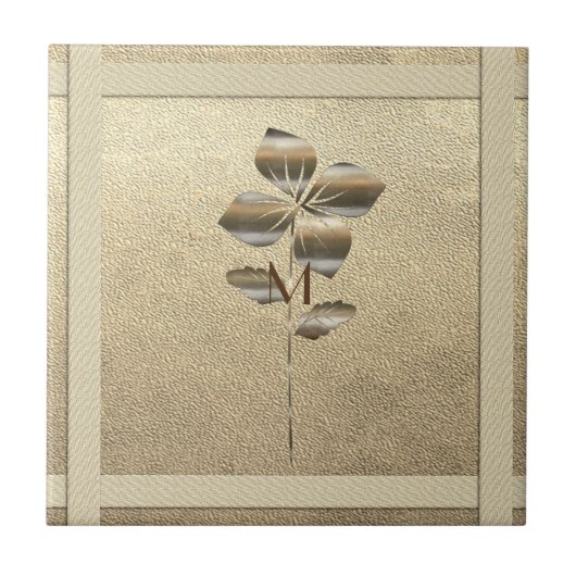 レトロ金ゴールドホリデーヴィベ タイル (正面)