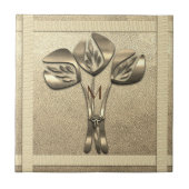 レトロ金ゴールドホリデーヴィベ タイル (正面)