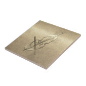 レトロ金ゴールドホリデーヴィベ タイル (側面)