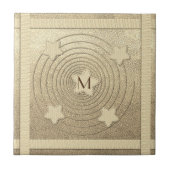 レトロ金ゴールドホリデーヴィベ タイル (正面)