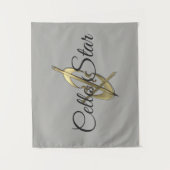 レトロ金ゴールドホリデーヴィベ タペストリー (正面)