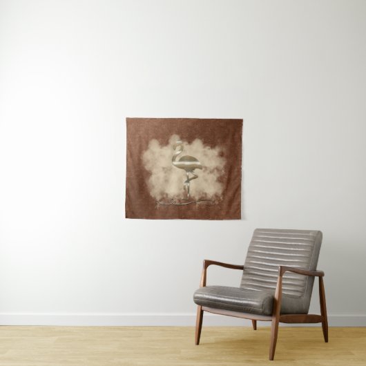 レトロ金ゴールドホリデーヴィベ タペストリー (インサイチュ(横))