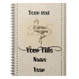 レトロ金ゴールドホリデーヴィベ ノートブック