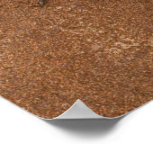 レトロ金ゴールドホリデーヴィベ ポスター (角)