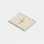 レトロ金ゴールドホリデーヴィベ ポストイット (アングル)