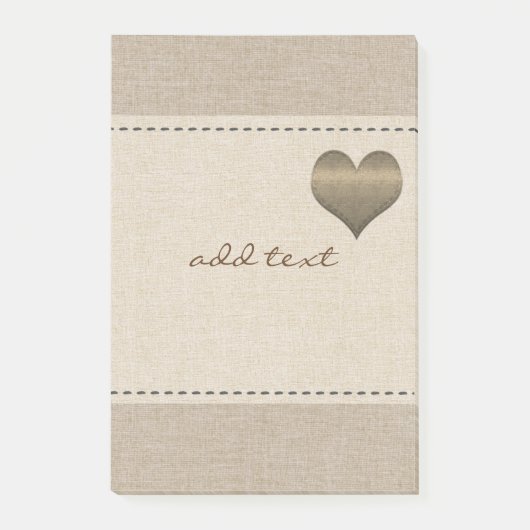 レトロ金ゴールドホリデーヴィベ ポストイット (正面)