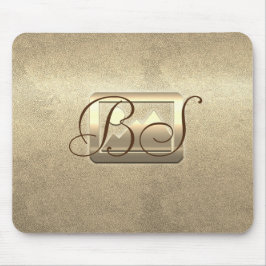 レトロ金ゴールドホリデーヴィベ マウスパッド