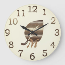 レトロ金ゴールドホリデーヴィベ ラージ壁時計