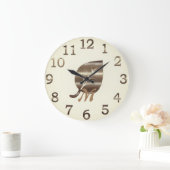 レトロ金ゴールドホリデーヴィベ ラージ壁時計 (ホーム)