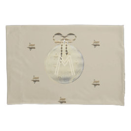 レトロ金ゴールドホリデーヴィベ 枕カバー