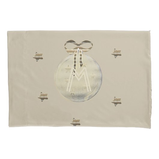 レトロ金ゴールドホリデーヴィベ 枕カバー (正面)