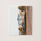 レトロ銀キャンパトレーラジグソーパズル ジグソーパズル (縦)