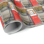 レトロ錆びガスポンプ ラッピングペーパー (ロールコーナー)