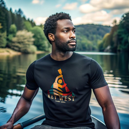 レトロ鍵ウエストカヤック Tシャツ