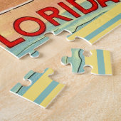 レトロ鍵ウエストグリーティング ジグソーパズル (側面)