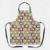 レトロ長方形(スターバスト) エプロン (正面)