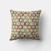 レトロ長方形(スターバスト) クッション (裏面)