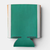 レトロ長方形、ヴィンテージ建物計 缶クーラー (裏面)