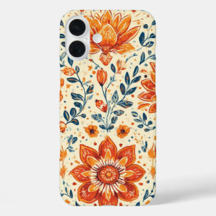 レトロ開花バースト – IPhone 16ケース 16 Plusケース