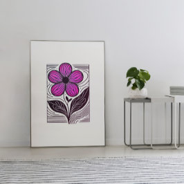 レトロ開花ビベス ポスター