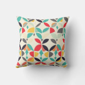 レトロ開花ピロークッション クッション (裏面)