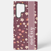 レトロ開花 SAMSUNG GALAXYケース (裏面)