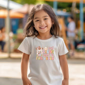 レトロ間抜けキリスト教ラビットイースターはイエスのために トドラーTシャツ