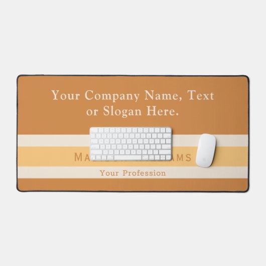 レトロ防保名前をカスタムするスローガン事務局又は個人 デスクマット (キーボード&マウス)