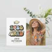 レトロ院写真卒業 案内状 (スタンド正面)